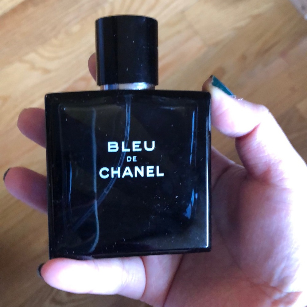 EMPTY CHANEL BLEU BOTTLE